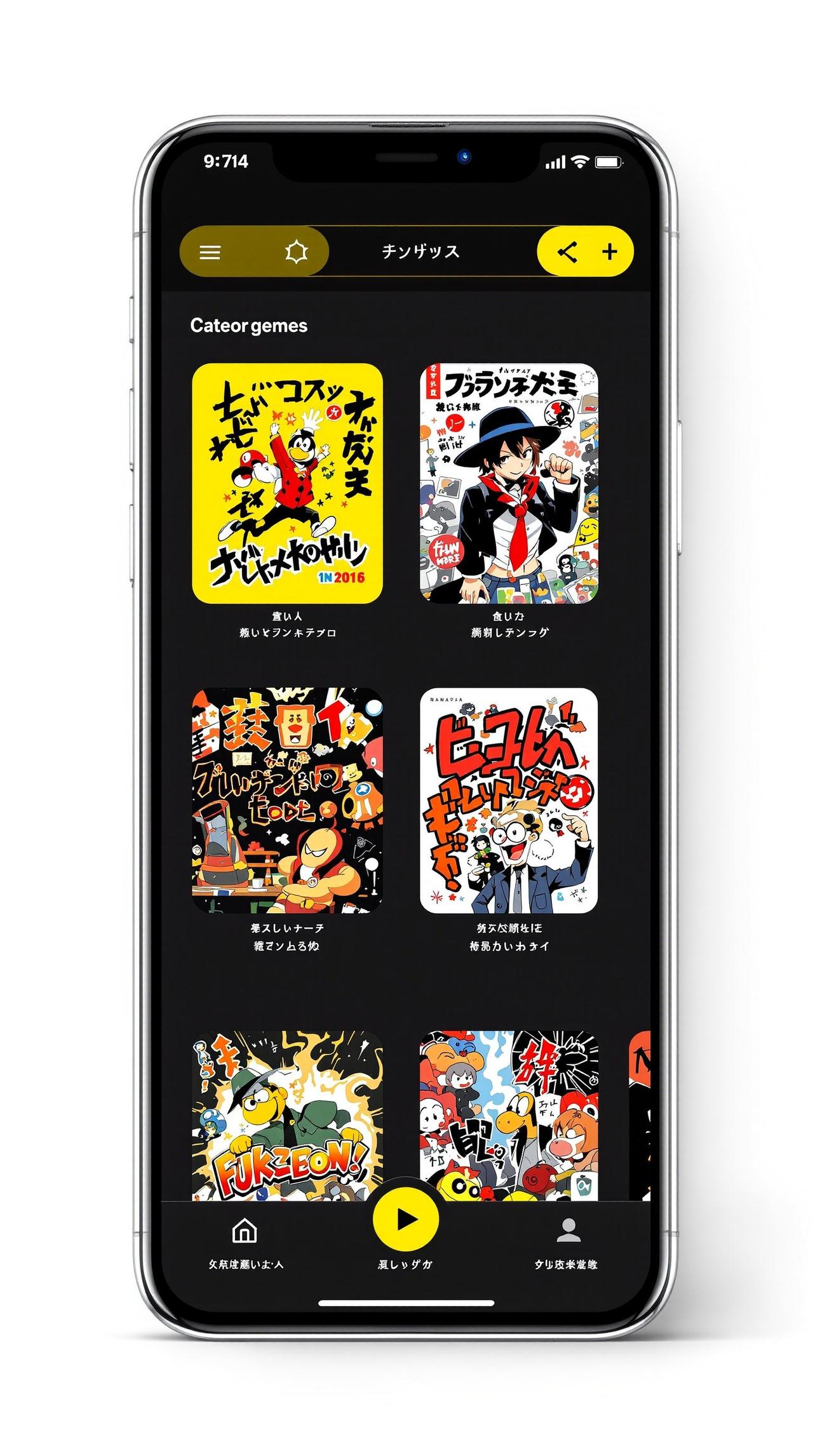 78漫画APP界面展示 - 分类浏览